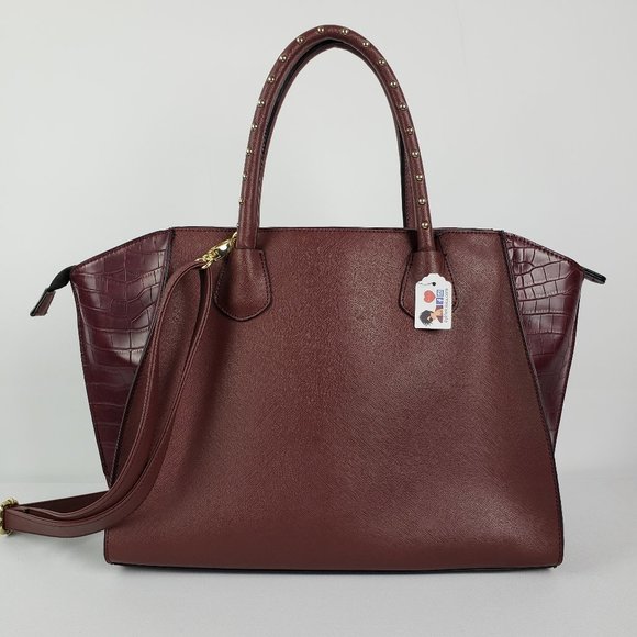 Aldo Burgundy Computer Bag